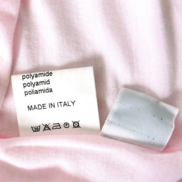 Diane Firsten Pink Long Sleeve Top Italy Sz L - Picture 7 of 8